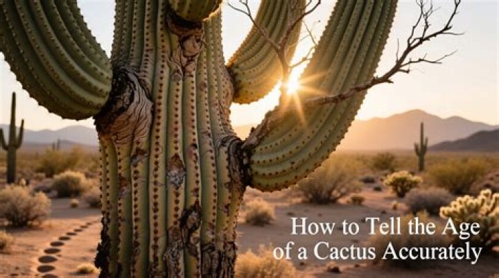 How can you tell the age of a cactus?