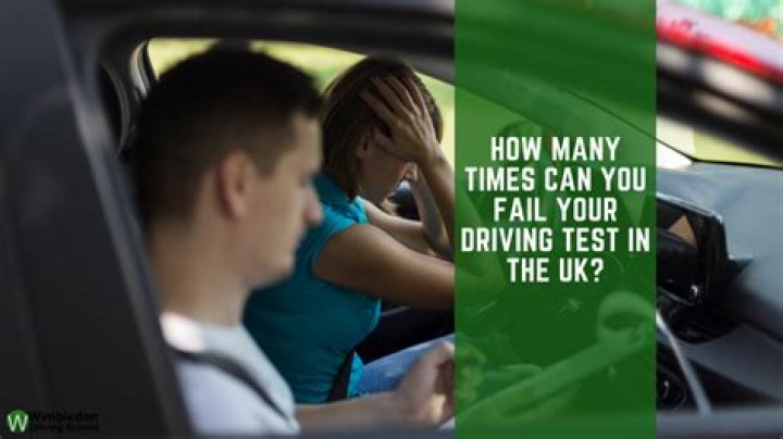How many times can you fail road test?